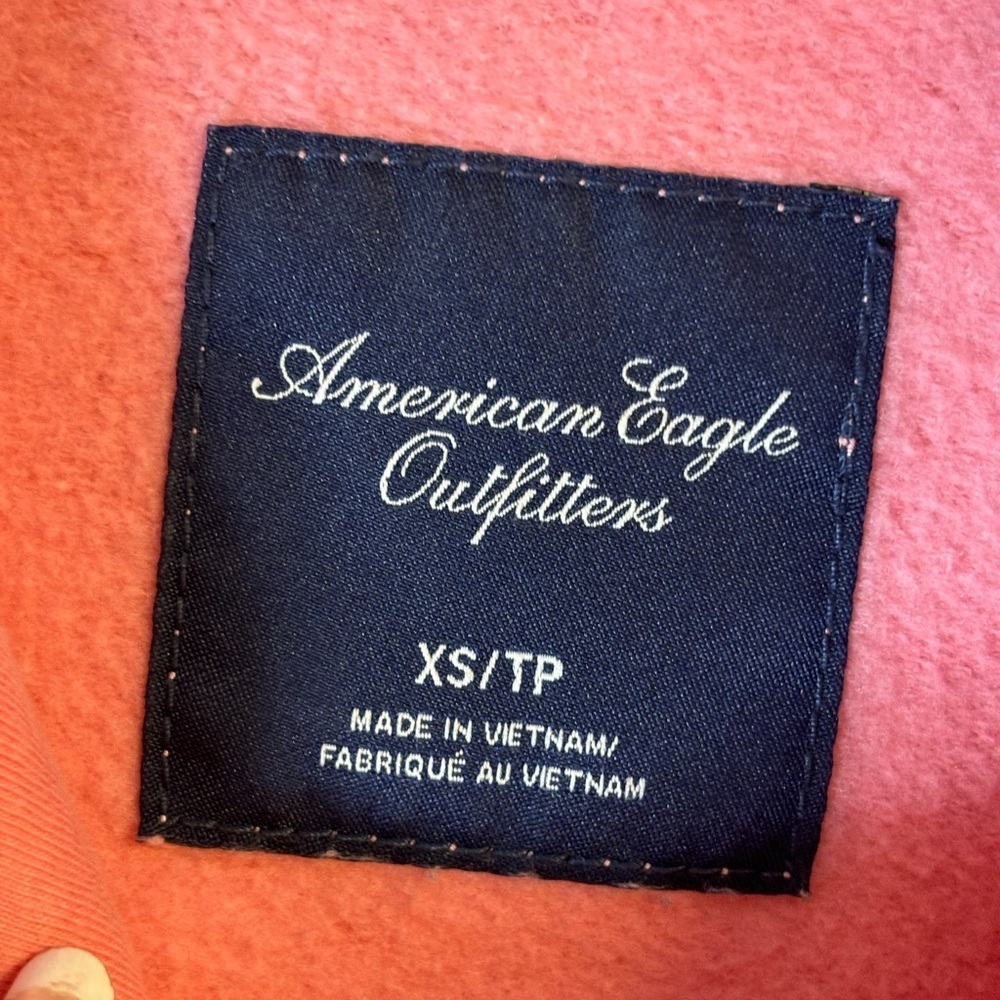 American Eagle Hoodie Pink/Gold XS - Picture 4 of 6